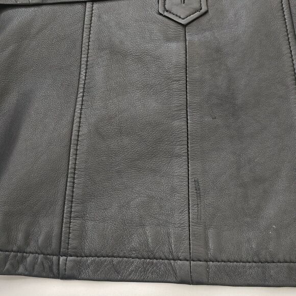 R&O Reilly Olmes 100% Genuine Leather Belted  Jacket size medium - Picture 12 of 13
